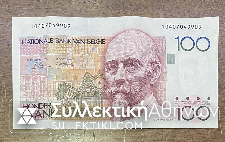 BELGIUM 100 Franc 1978-1981 AU